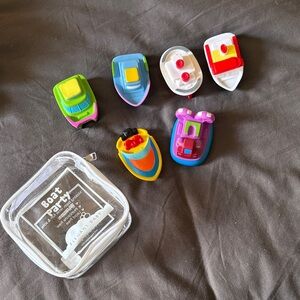 Elegant baby boat party squirtie set